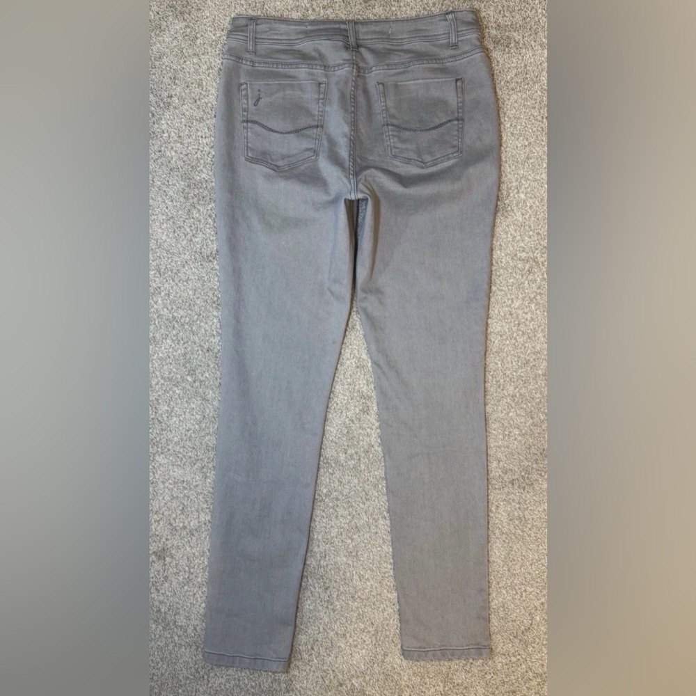 Joules Jeans Womens UK 12 US 8 Gray Skinny Leg Stretch Denim Monroe 30x31 - Picture 3 of 9